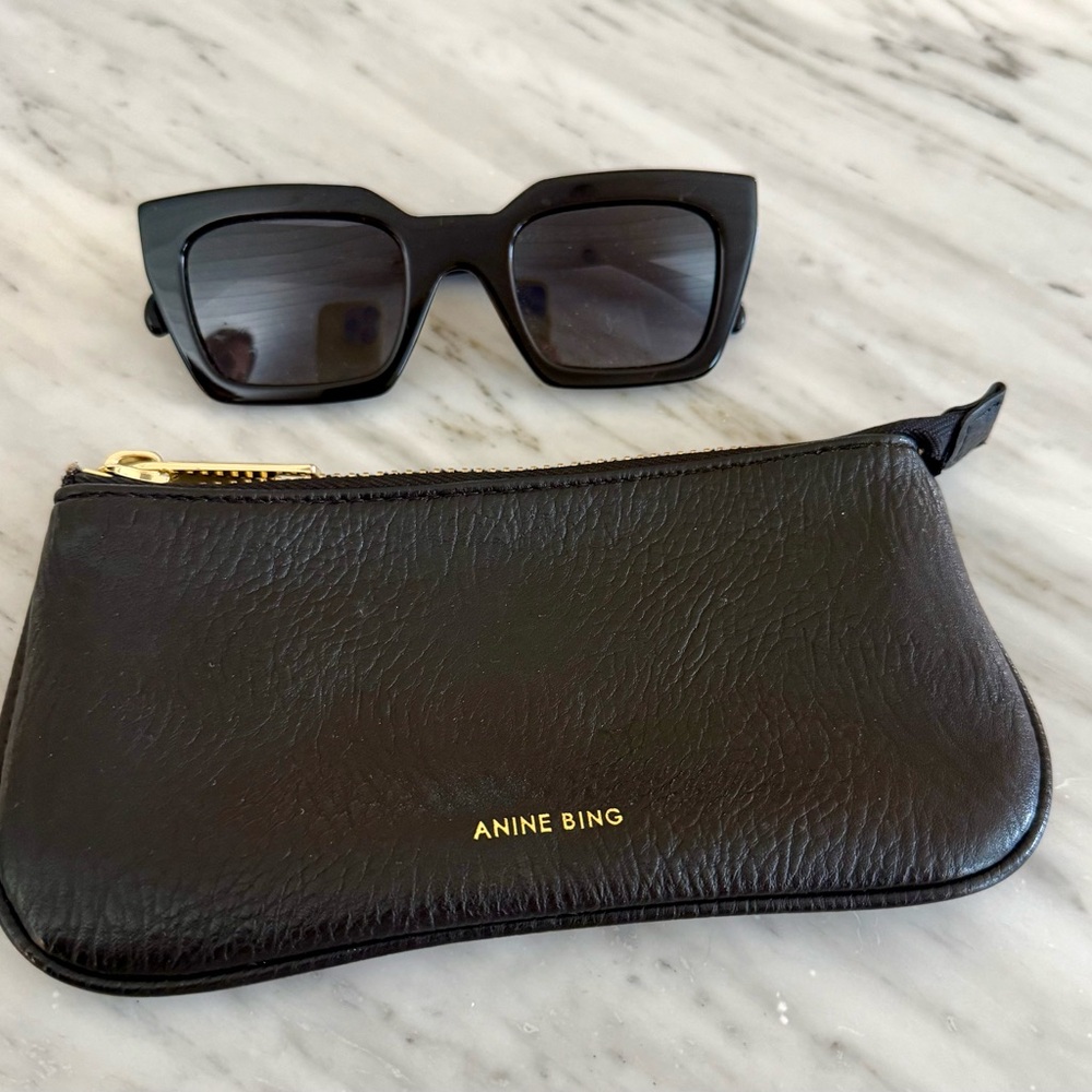 Anine Bing Indio Black Sunglasses